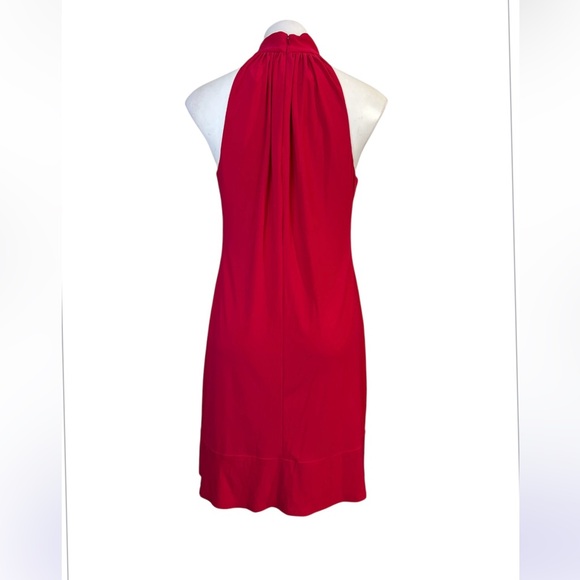 Ralph Lauren Crimson Backless Halter Dress - Picture 4 of 6
